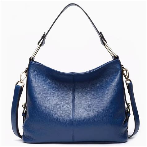 small navy blue leather handbags